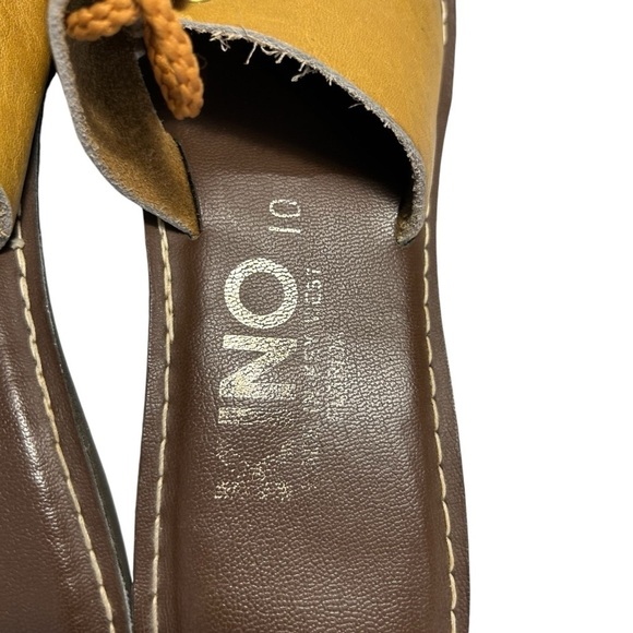 Kino Leather Lace Up Slip Ons Made In Key West Florida Sz 10 - Picture 4 of 12